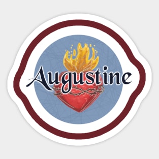 Augustine - Circle Sticker